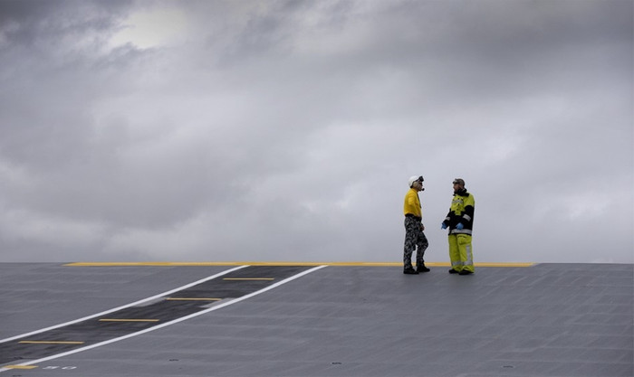 Tàu tấn công đổ bộ Canberra của Hải quân Australia tiến hành huấn luyện Tàu tấn công đổ bộ Canberra của Hải quân Australia tiến hành huấn luyện