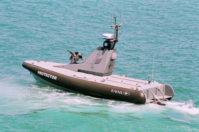 Tàu chiến mặt nước không người lái Protector của Israel