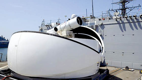 Mỹ triển khai tàu chiến USS Ponce lắp vũ khí laser ở vịnh Ba Tư Mỹ triển khai tàu chiến USS Ponce lắp vũ khí laser ở vịnh Ba Tư