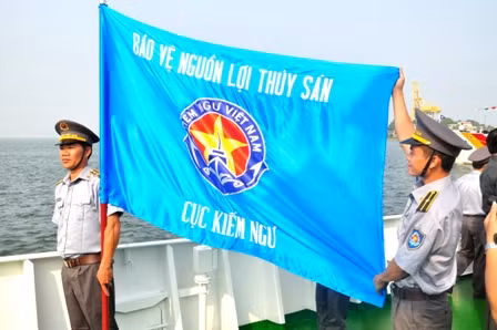 Cờ truyền thống của Kiểm ngư Việt Nam