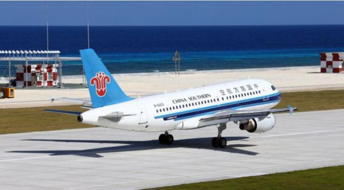 Trung Quốc vừa cho máy bay chở khách bay thử bất hợp pháp ở quần đảo Trường Sa của Việt Nam Trung Quốc vừa cho máy bay chở khách bay thử bất hợp pháp ở quần đảo Trường Sa của Việt Nam