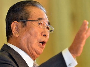 Cựu Thị trưởng Tokyo Shintaro Ishihara. (Nguồn: AFP)