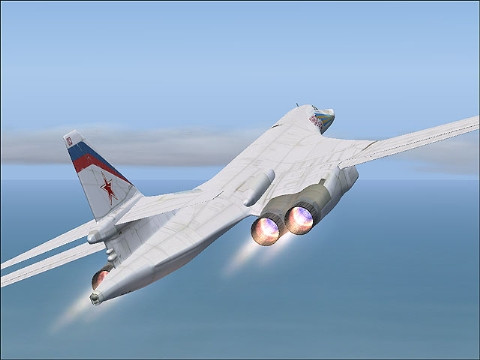 Máy bay ném bom chiến lược siêu âm Tu-160 của Nga. Máy bay ném bom chiến lược siêu âm Tu-160 của Nga.