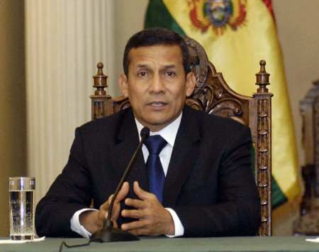 Tổng thống Pêru Ollanta Humala. Ảnh: THX/ TTXVN