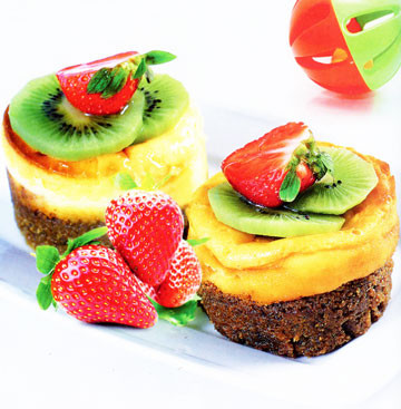 Bánh phomat trái cây. Ảnh: phunu