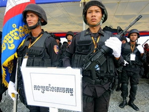 Binh sỹ Campuchia. (Nguồn: Internet) Binh sỹ Campuchia. (Nguồn: Internet)