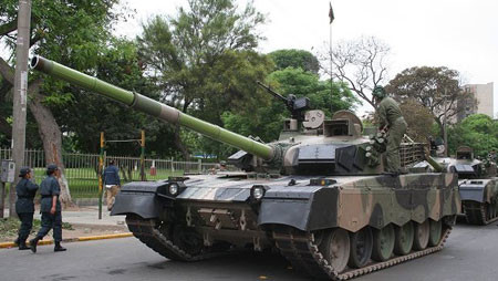 MBT 200 Trong thời gian thử nghiệm tại Peru