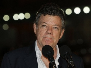Tổng thống Colombia Juan Manuel Santos. (Nguồn: Reuters) Tổng thống Colombia Juan Manuel Santos. (Nguồn: Reuters)
