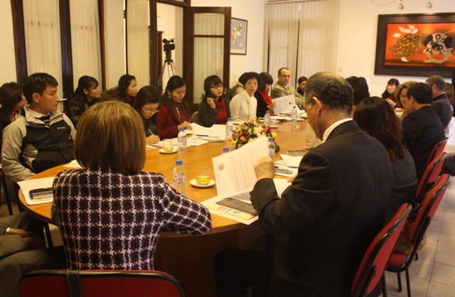 Họp báo kỷ niệm ngày quốc tế Pháp ngữ. Ảnh: gdtd.vn