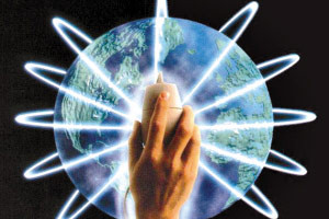 Con chuột và bàn phím cùng hệ thống mạng máy tính - vũ khí lợi hại của thời đại thông tin