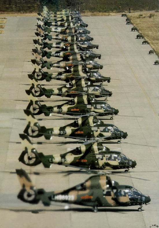 Máy bay trực thăng Z-9 của Lục quân Trung Quốc Máy bay trực thăng Z-9 của Lục quân Trung Quốc