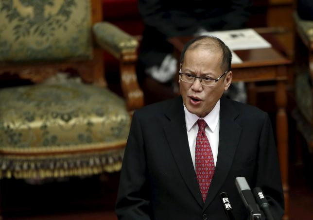 Ngày 3 tháng 6 năm 2015, Tổng thống Philippines Benigno Aquino phát biểu tại Thượng viện Nhật Bản Ngày 3 tháng 6 năm 2015, Tổng thống Philippines Benigno Aquino phát biểu tại Thượng viện Nhật Bản