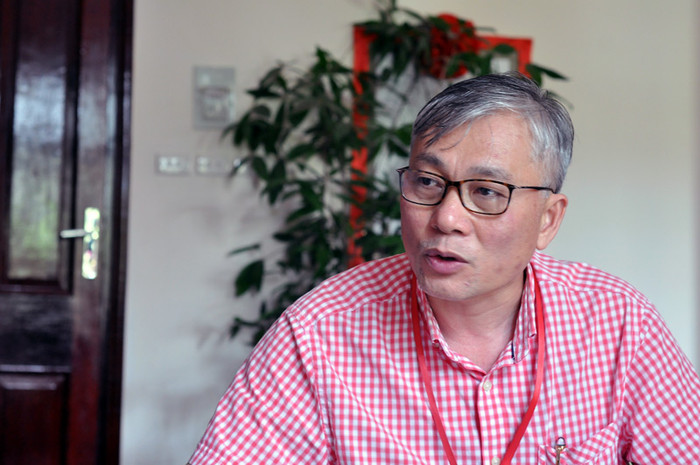 Ông Nguyễn Đức Hinh-Hiệu trưởng Trường Đại học Y Hà Nội. Ảnh Xuân Trung