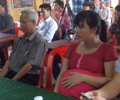 Chị Lê Thị Thanh Bình người được xin lỗi vì án oan sai