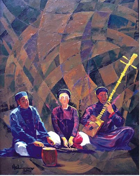 Nói đến nghệ thuật ca trù không thể không nói đến nghệ thuật soạn lời thơ. Những bài thơ do các danh sỹ bậc thầy như Nguyễn Du, Nguyễn Công Trứ, Nguyễn Khuyến, Dương Khuê, Chu Mạnh Trinh, Tú Xương, Cao Bá Quát… với những vần thơ tuyệt tác còn lưu lại cho thấy nghệ thuật viết lời cho nhạc thật mẫu mực (Ảnh: Internet).