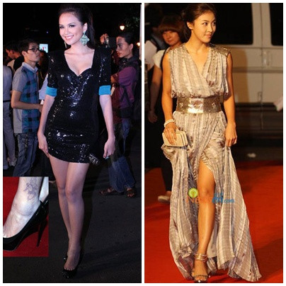 Hoa hậu Diễm Hương và Ha Ji Won