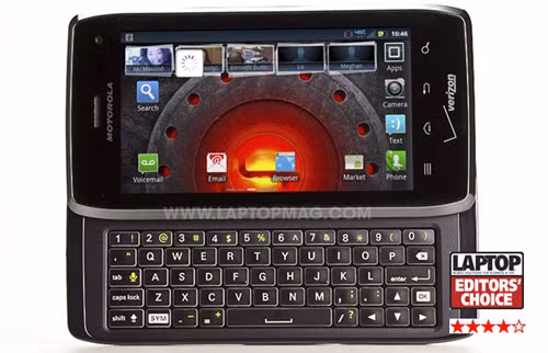 10. Motorola Droid 4: Motorola Droid 4 sử dụng bàn phím vật lý tốt nhất hiện nay, hỗ trợ mạng 4G LTE tốc độ cao, và còn là chiếc điện thoại Android dạng trượt tốt nhất trên thị trường.