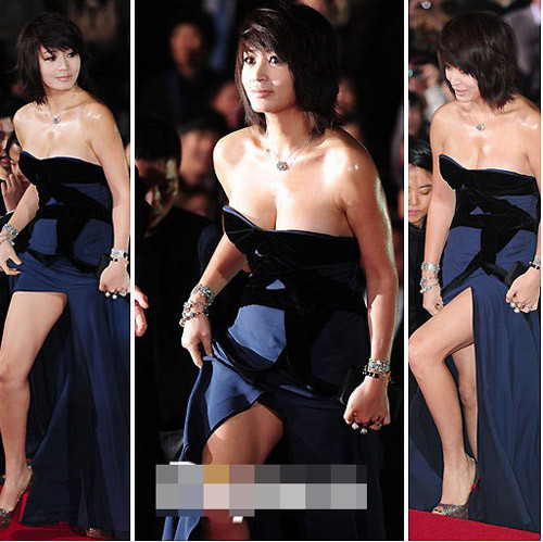 Có mặt tại thảm đỏ lễ trao giải Daejong lần thứ 48, Kim Hye Soo gây ồn ào với làn da bóng mỡ vì thoa dầu bóng quá tay. Có mặt tại thảm đỏ lễ trao giải Daejong lần thứ 48, Kim Hye Soo gây ồn ào với làn da bóng mỡ vì thoa dầu bóng quá tay.