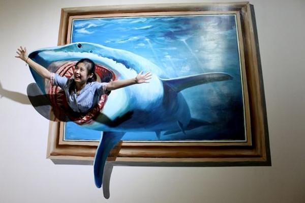 Triển lãm nghệ thuật 3D tại Hàng Châu, Trung Quốc. Triển lãm nghệ thuật 3D tại Hàng Châu, Trung Quốc.