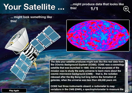 Giao diện của trò chơi - Ảnh: jwst.nasa.gov Giao diện của trò chơi - Ảnh: jwst.nasa.gov