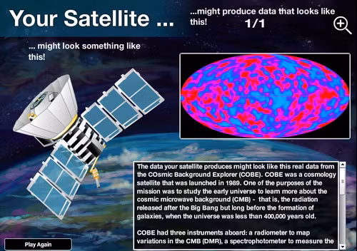 Giao diện của trò chơi - Ảnh: jwst.nasa.gov