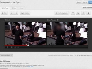 Tính năng làm mờ khuôn mặt trong YouTube. (Nguồn: Internet)