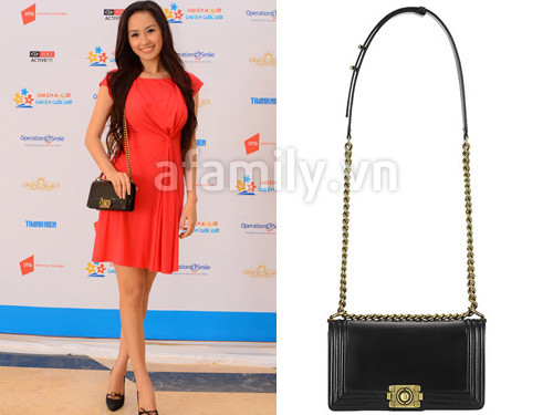 Mai Phương Thúy còn là tín đồ của thương hiệu Chanel với mẫu túi Chanel Bag Boy cỡ nhỏ có giá khoảng 3.500 $ (khoảng 73 triệu đồng)... Mai Phương Thúy còn là tín đồ của thương hiệu Chanel với mẫu túi Chanel Bag Boy cỡ nhỏ có giá khoảng 3.500 $ (khoảng 73 triệu đồng)...