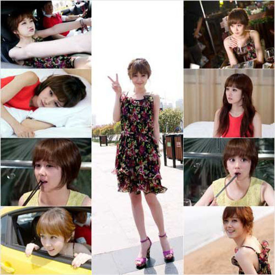 Những biểu cảm đáng yêu của Jang Na Ra. Những biểu cảm đáng yêu của Jang Na Ra.