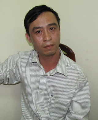 Đối tượng Lê Thanh Hải tại CQĐT Đối tượng Lê Thanh Hải tại CQĐT