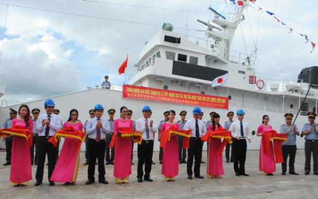 Ngày 5 tháng 8 năm 2015, Nhật Bản bàn giao tàu tuần tra Hayato cho Lực lượng Kiểm ngư Việt Nam Ngày 5 tháng 8 năm 2015, Nhật Bản bàn giao tàu tuần tra Hayato cho Lực lượng Kiểm ngư Việt Nam