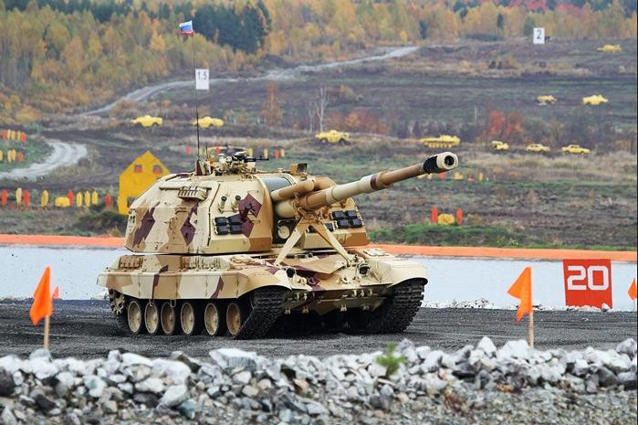 Pháo tự hành 2S19M1 Nga Pháo tự hành 2S19M1 Nga