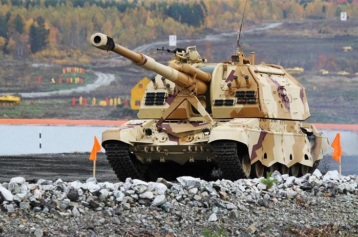 Pháo tự hành 2S19M1 Nga Pháo tự hành 2S19M1 Nga