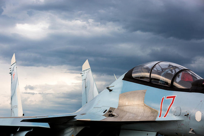 Máy bay chiến đấu đa năng 2 chỗ ngồi Su-30MS biên chế cho một căn cứ ở bang Chita, Quân khu miền Đông, Quân đội Nga