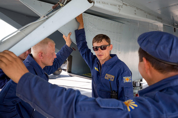 Máy bay chiến đấu đa năng 2 chỗ ngồi Su-30MS biên chế cho một căn cứ ở bang Chita, Quân khu miền Đông, Quân đội Nga