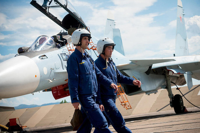 Máy bay chiến đấu đa năng 2 chỗ ngồi Su-30MS biên chế cho một căn cứ ở bang Chita, Quân khu miền Đông, Quân đội Nga