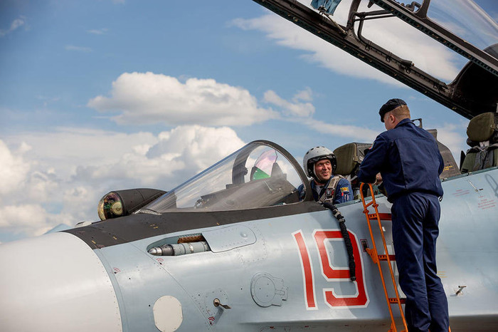 Máy bay chiến đấu đa năng 2 chỗ ngồi Su-30MS biên chế cho một căn cứ ở bang Chita, Quân khu miền Đông, Quân đội Nga