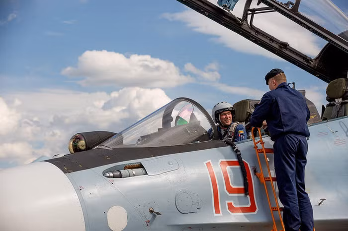 Máy bay chiến đấu đa năng 2 chỗ ngồi Su-30MS biên chế cho một căn cứ ở bang Chita, Quân khu miền Đông, Quân đội Nga