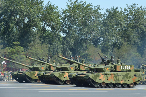 Xe tăng Type 99A Trung Quốc trong lễ duyệt binh ngày 3 tháng 9 năm 2015 (nguồn mạng sina Trung Quốc) Xe tăng Type 99A Trung Quốc trong lễ duyệt binh ngày 3 tháng 9 năm 2015 (nguồn mạng sina Trung Quốc)
