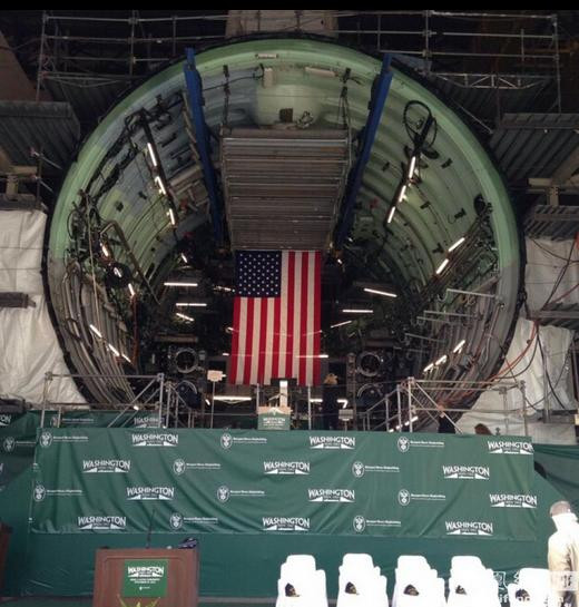 Mỹ khởi công chế tạo tàu ngầm USS Washington SSN 787 Mỹ khởi công chế tạo tàu ngầm USS Washington SSN 787