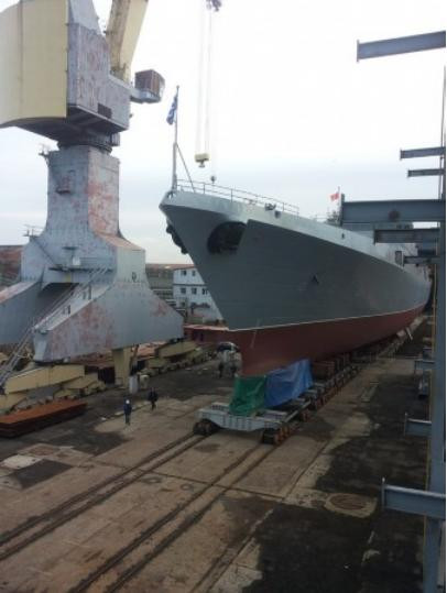 Tàu hộ vệ tàng hình Admiral Kasatonov Type 22350 Nga hạ thủy