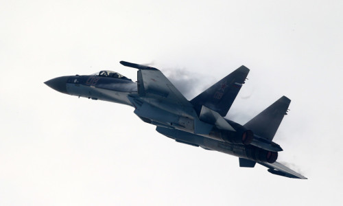 Máy bay chiến đấu Su-35 bay biểu diễn ở Triển lãm hàng không Chu Hải 2014 Trung Quốc Máy bay chiến đấu Su-35 bay biểu diễn ở Triển lãm hàng không Chu Hải 2014 Trung Quốc