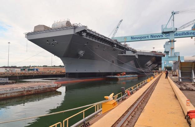 Tàu sân bay động cơ hạt nhân thế hệ mới USS Gerald R Ford Mỹ Tàu sân bay động cơ hạt nhân thế hệ mới USS Gerald R Ford Mỹ