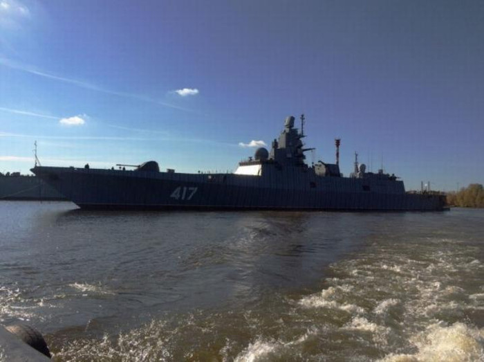 Tàu hộ vệ tàng hình Admiral Gorshkov Type 22350 Hải quân Nga