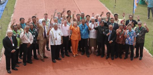 Ngoại trưởng Mỹ Hillary Clinton tham dự đối thoại với các quốc đảo Thái Bình Dương Ngoại trưởng Mỹ Hillary Clinton tham dự đối thoại với các quốc đảo Thái Bình Dương