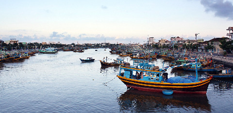 Bến thuyền - TP Phan Thiết.