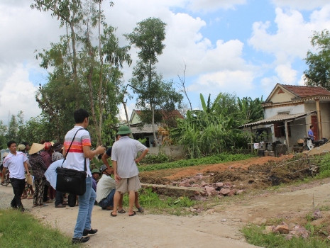 Hiện trường nơi xảy ra vụ án