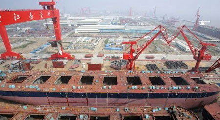 Cơ sở đóng tàu đảo Trường Hưng, Tập đoàn Giang Nam, Trung Quốc. Cơ sở đóng tàu đảo Trường Hưng, Tập đoàn Giang Nam, Trung Quốc.