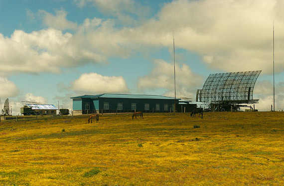 Căn cứ radar trên cao nguyên.