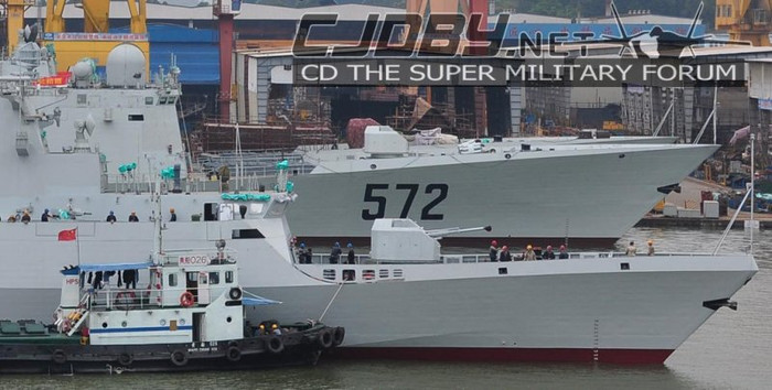 Tàu hộ vệ hạng nhẹ 056 hạ thủy Tàu hộ vệ hạng nhẹ 056 hạ thủy