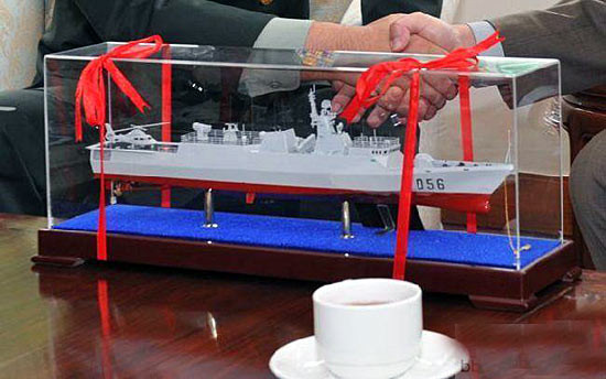 Mô hình tàu hộ vệ hạng nhẹ 056 Mô hình tàu hộ vệ hạng nhẹ 056